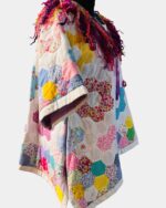 The Katie Grandmother's Flower Garden Quilted Coat - Image 4
