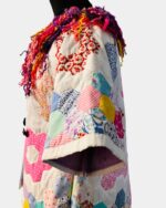 The Katie Grandmother's Flower Garden Quilted Coat - Image 5