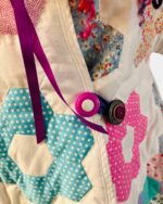The Katie Grandmother's Flower Garden Quilted Coat - Image 6