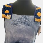 The Navy Frilly Artist's Apron