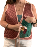 The "Waste Coat" - Zero Waste Patchwork Waistcoat - Image 3