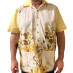 The Sunset Cuban Shirt in Vintage Textiles