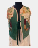 The Green Peach American Quilt Waistcoat - Image 3