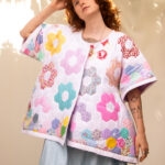 The Katie Grandmother's Flower Garden Quilted Coat
