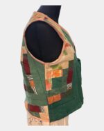 The Green Peach American Quilt Waistcoat - Image 6