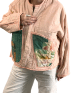 The Green & Peach American Quilt Lottie Jacket - Image 6