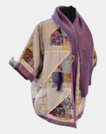 The Purple Pansies Reversible Lottie with Scarf - Image 3