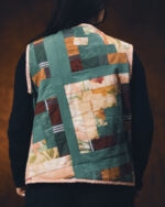 The Green Peach American Quilt Waistcoat - Image 2