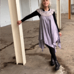 The Florida Dress in Hand-Dyed Lavender