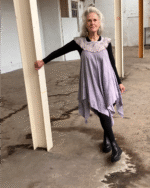 The Florida Dress in Hand-Dyed Lavender