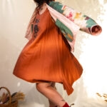 The Green & Peach American Quilt Lottie Jacket