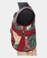 The Classic American Quilt Waistcoat with Outside Pocket - Image 3