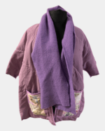 The Purple Pansies Reversible Lottie with Scarf - Image 6