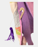 The Purple Pansies Reversible Lottie with Scarf - Image 8