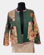 The Green & Peach American Quilt Lottie Jacket - Image 2