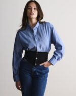 Waistband Shirt In Light Blue