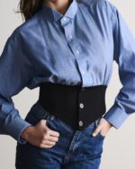 Waistband Shirt In Light Blue - Image 3