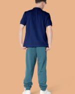 Embroidered P Joggers In Organic Cotton - Image 5