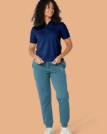Embroidered P Joggers In Organic Cotton - Image 2
