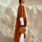 Handcrafted Cork Vegan Round Shoulder Bag