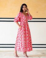 Vintage Poppy Lottie Dress In Organic Cotton