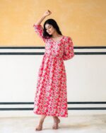 Vintage Poppy Lottie Dress In Organic Cotton - Image 6