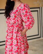 Vintage Poppy Lottie Dress In Organic Cotton - Image 3