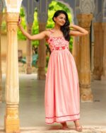 Ethel Rose Embroidered Cotton Dress - Image 3
