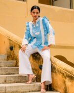 Chambray Imogen Blouse With Pin-Tuck Detail - Image 6