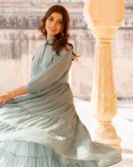 Ocean Mist Xenia Cotton Voile Dress - Image 4