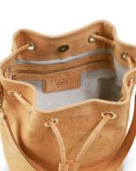 Gamma Handcrafted Cork Vegan Convertible Bucket Backpack - Image 5