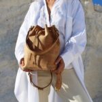 Gamma Handcrafted Cork Vegan Convertible Bucket Backpack