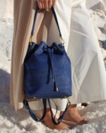 Bucket backpack navy model