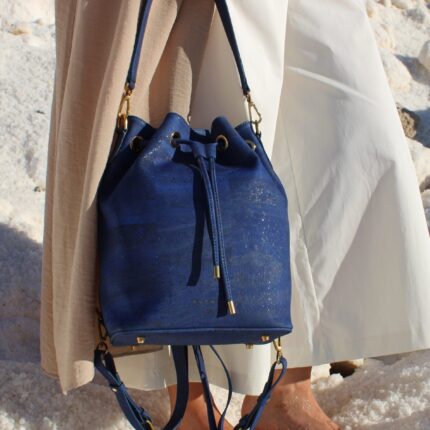 Bucket backpack navy model