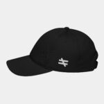 Organic Cotton Baseball Cap With Embroidered Symbols