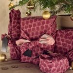 Furoshiki Burgundy & Blush Pink Double Sided Pack Of 4
