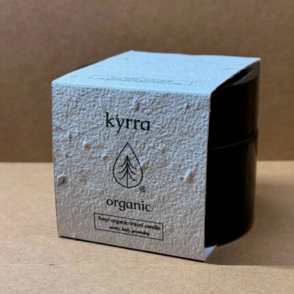 freyr travel candle front of packaging