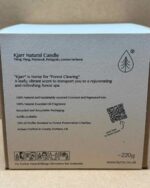 kjarr back of packaging