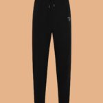 Embroidered P Joggers In Organic Cotton