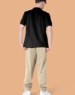 Embroidered P Joggers In Organic Cotton - Image 5