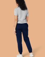 Embroidered P Joggers In Organic Cotton - Image 5