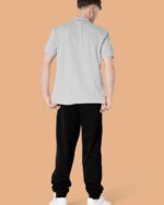 Embroidered P Joggers In Organic Cotton - Image 6