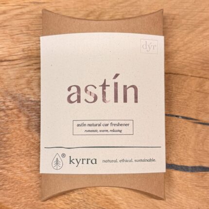 astin car fragrance packaging front