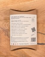 astin car fragrance packaging back