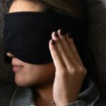 Soft and Breathable Unisex Tencel Sleep Mask - Black