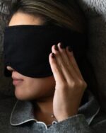 Soft and Breathable Unisex Tencel Sleep Mask - Black