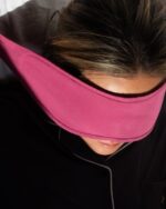 Soft and Breathable Unisex Tencel Sleep Mask - Cerise Pink