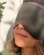 Soft and Breathable Unisex Tencel Sleep Mask - Earthy Green - Image 2