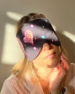Soft and Breathable Unisex Tencel Sleep Mask - Hearts in Space x Jimmy C