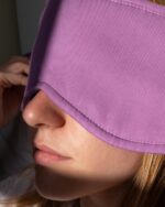 Soft and Breathable Unisex Tencel Sleep Mask - Lavender - Image 2